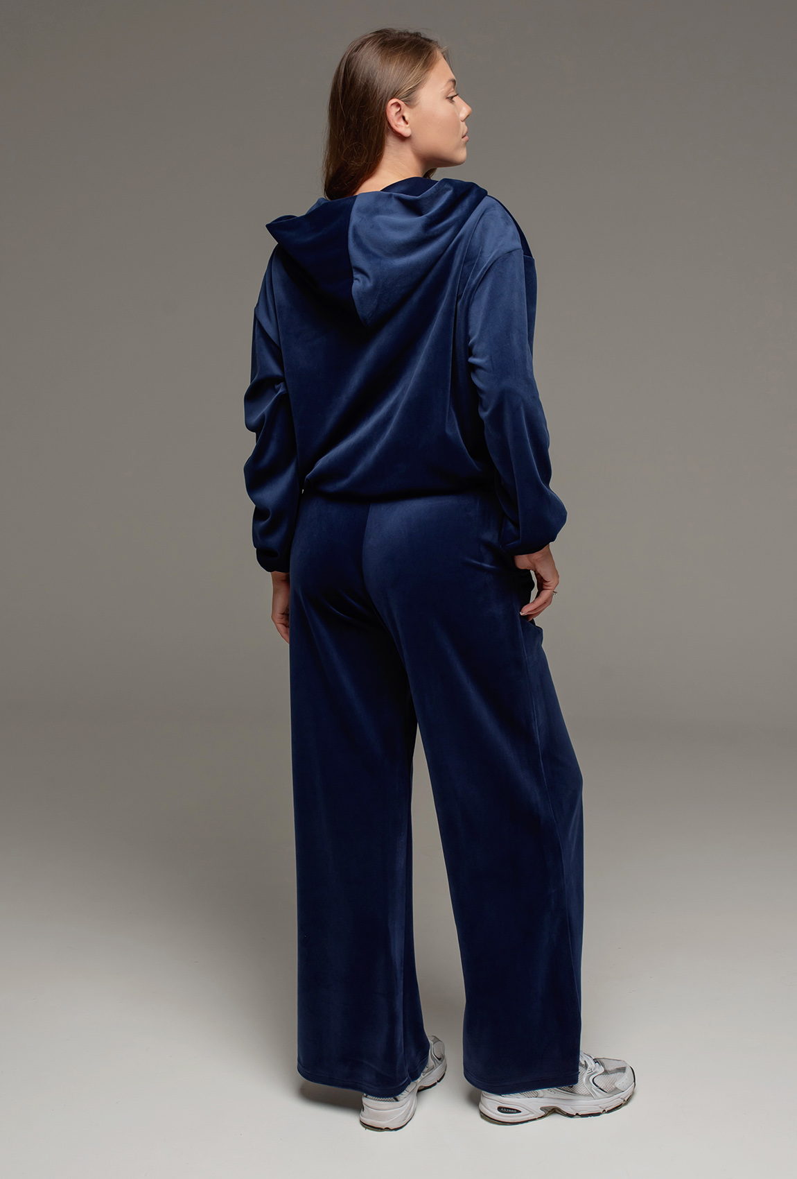 Синій велюровий костюм —  577285. Maritel. Зображення 2