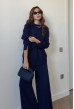 Синій в'язаний костюм — 120610. Maritel Синій в'язаний костюм — 120610. Maritel