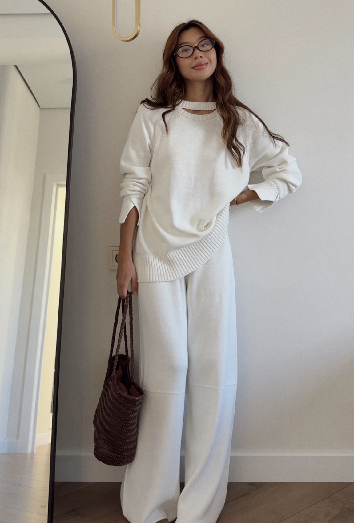 Молочний в'язаний костюм —  205886. Maritel. Зображення 1