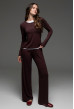 Шоколадный вискозный костюм. Maritel Шоколадный вискозный костюм. Maritel
