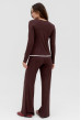 Шоколадный вискозный костюм. Maritel. Изображенние 2 Шоколадный вискозный костюм. Maritel. Изображенние 2