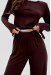 Шоколадный вискозный костюм. Maritel. Изображенние 4 Шоколадный вискозный костюм. Maritel. Изображенние 4
