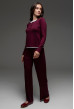 Вишневый вискозный костюм. Maritel. Изображенние 1 Вишневый вискозный костюм. Maritel. Изображенние 1