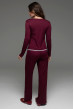 Вишневый вискозный костюм. Maritel. Изображенние 2 Вишневый вискозный костюм. Maritel. Изображенние 2