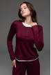 Вишневый вискозный костюм. Maritel. Изображенние 3 Вишневый вискозный костюм. Maritel. Изображенние 3