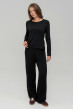 Черный вискозный костюм. Maritel Черный вискозный костюм. Maritel