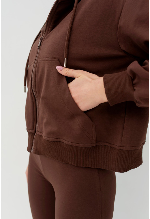 Шоколадний костюм двунитка — 673112. Maritel. Зображення 5 Шоколадний костюм двунитка — 673112. Maritel. Зображення 5