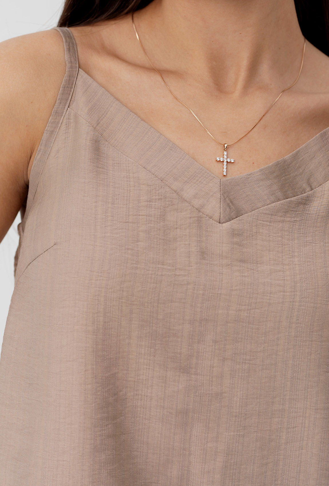 Бежевый костюм кимоно тройка —  517495. Maritel. Изображенние 7