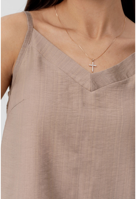 Бежевый костюм кимоно тройка — 517495. Maritel. Изображенние 7 Бежевый костюм кимоно тройка — 517495. Maritel. Изображенние 7