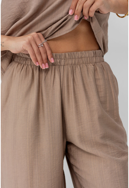 Бежевый костюм кимоно тройка — 517495. Maritel. Изображенние 8 Бежевый костюм кимоно тройка — 517495. Maritel. Изображенние 8