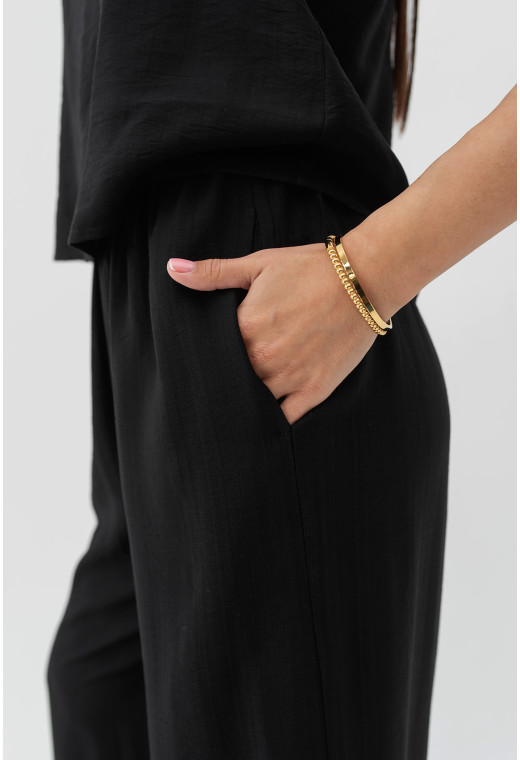 Черный костюм кимоно тройка — 580120. Maritel. Изображенние 10 Черный костюм кимоно тройка — 580120. Maritel. Изображенние 10