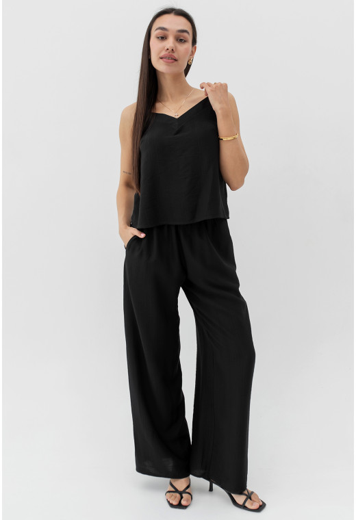 Черный костюм кимоно тройка — 580120. Maritel. Изображенние 5 Черный костюм кимоно тройка — 580120. Maritel. Изображенние 5