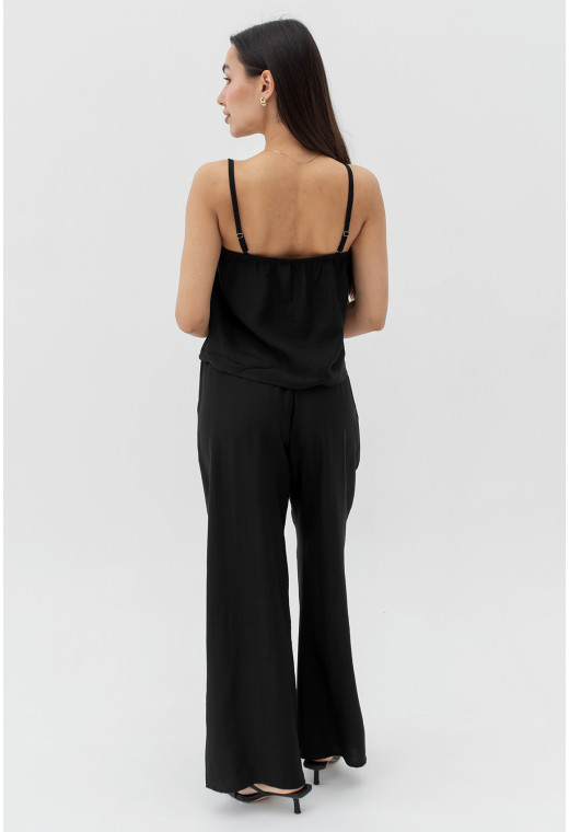 Черный костюм кимоно тройка — 580120. Maritel. Изображенние 6 Черный костюм кимоно тройка — 580120. Maritel. Изображенние 6