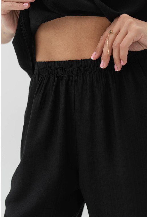 Черный костюм кимоно тройка — 580120. Maritel. Изображенние 9 Черный костюм кимоно тройка — 580120. Maritel. Изображенние 9