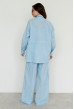 Голубой льняной костюм. Maritel. Изображенние 2 Голубой льняной костюм. Maritel. Изображенние 2