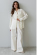 Молочный льняной костюм — 177601. Maritel Молочный льняной костюм — 177601. Maritel