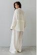 Молочный льняной костюм — 177601. Maritel. Изображенние 2 Молочный льняной костюм — 177601. Maritel. Изображенние 2