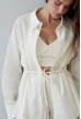 Молочный льняной костюм — 177601. Maritel. Изображенние 5 Молочный льняной костюм — 177601. Maritel. Изображенние 5