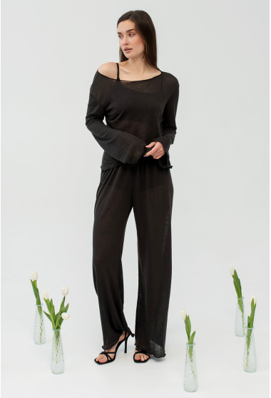 Черный костюм марлевка. Maritel. Изображенние 10