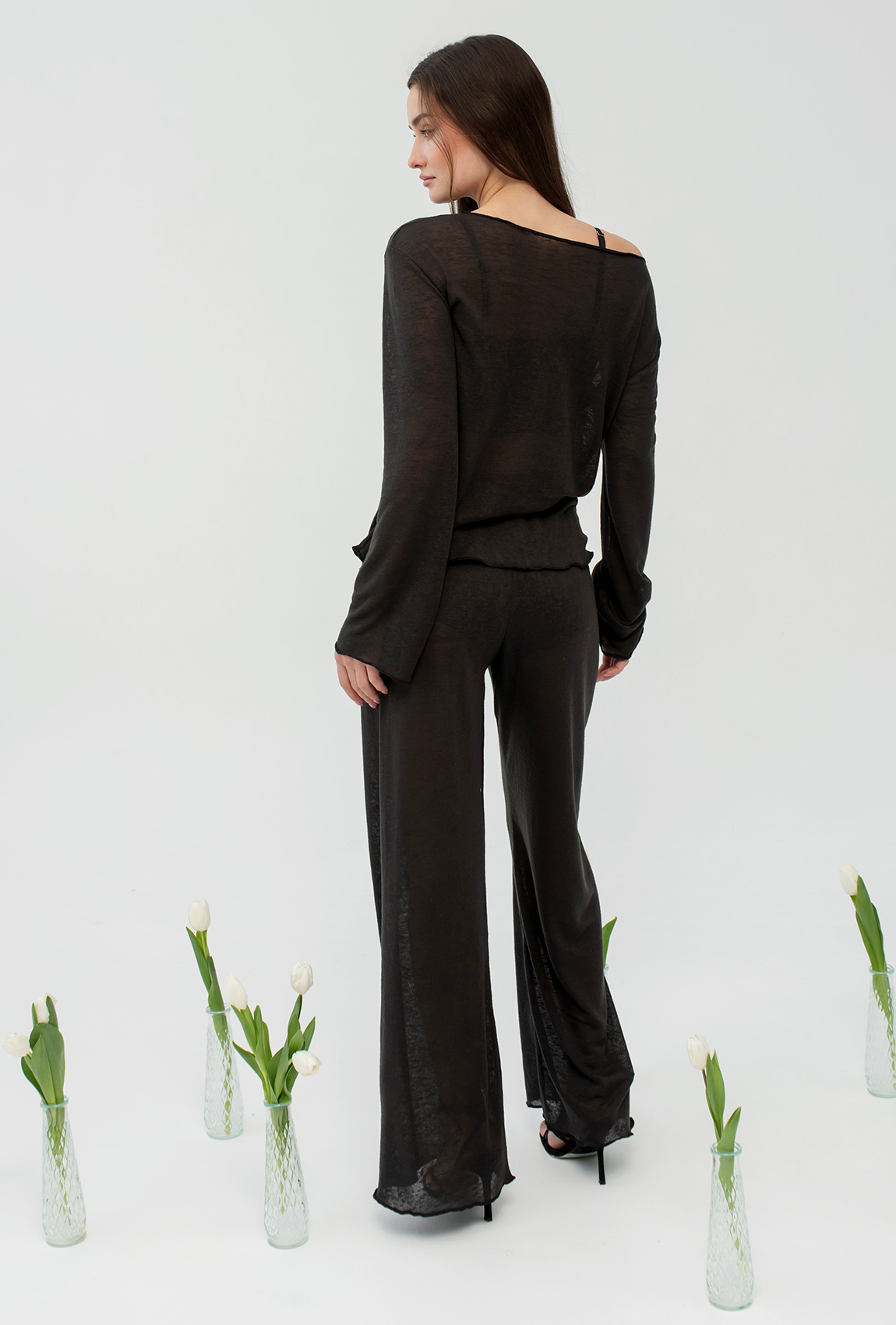 Чорний костюм марльовка —  202360. Maritel. Зображення 3