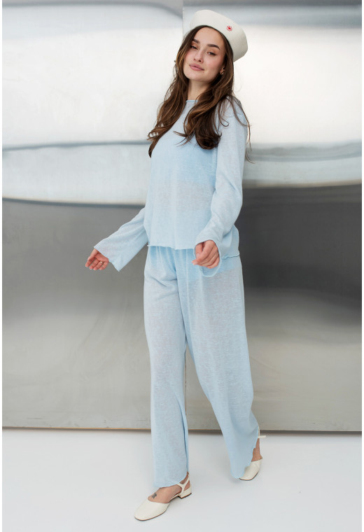 Голубой костюм марлевка — 118383. Maritel. Изображенние 1 Голубой костюм марлевка — 118383. Maritel. Изображенние 1