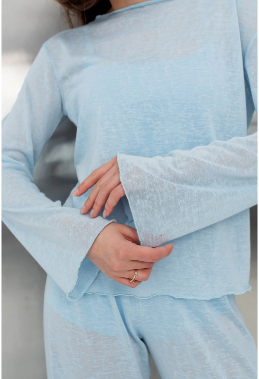 Голубой костюм марлевка — 118383. Maritel. Изображенние 7 Голубой костюм марлевка — 118383. Maritel. Изображенние 7