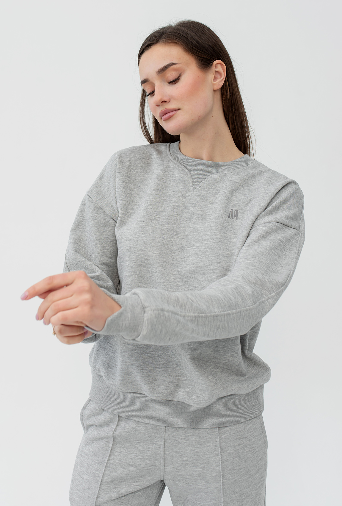 Костюм петля с мысом цвет серый меланж —  450292. Maritel. Изображенние 3