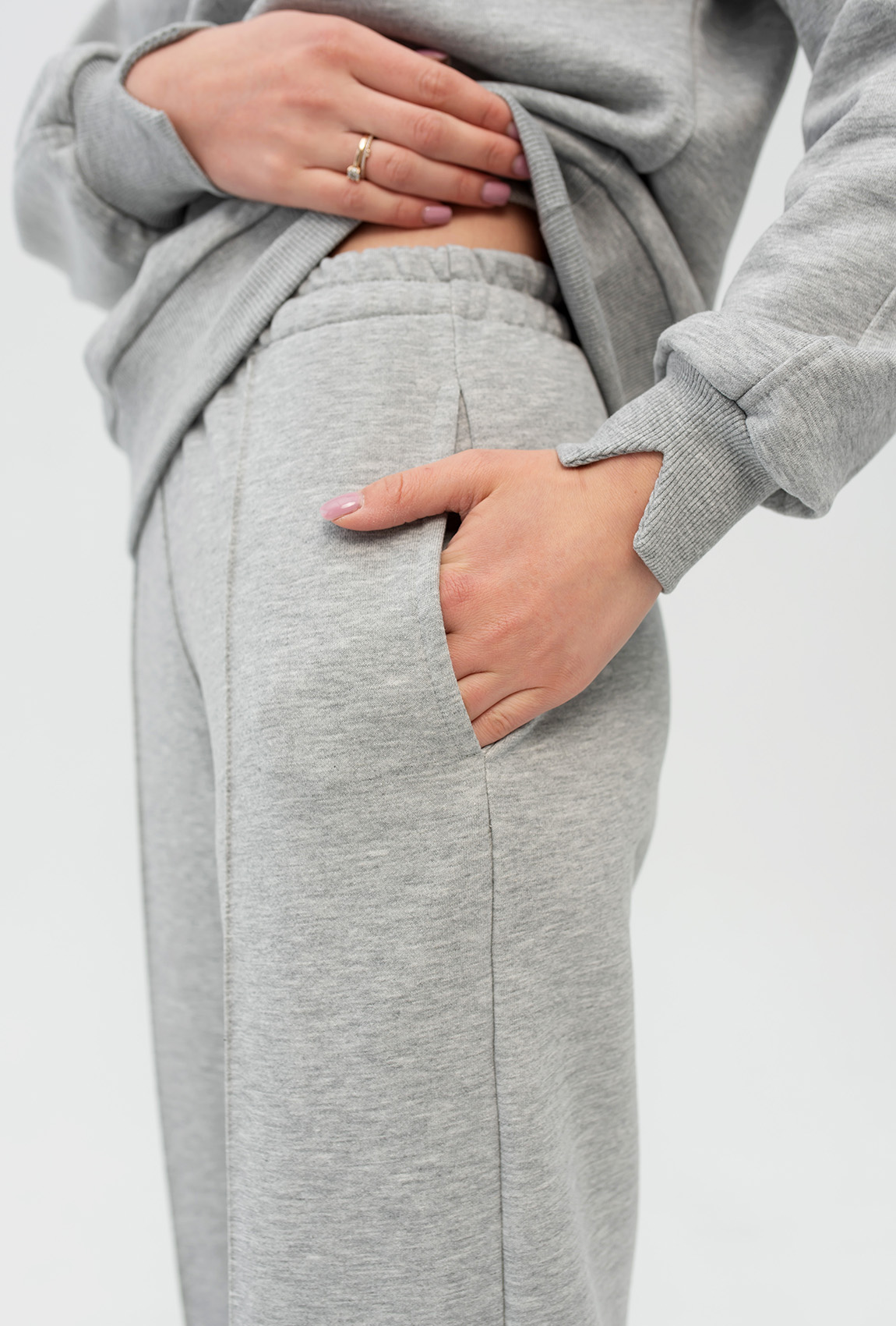 Костюм петля с мысом цвет серый меланж —  450292. Maritel. Изображенние 6