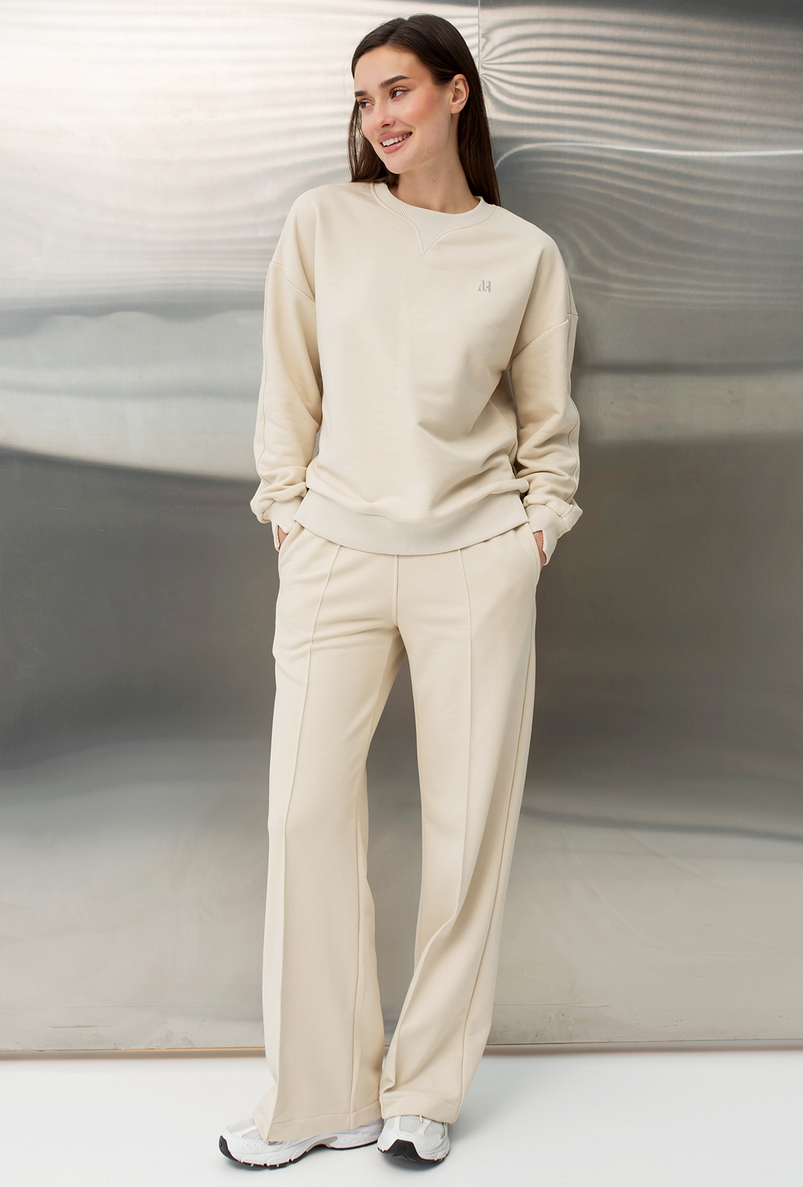 Бежевий костюм петля з мисом —  103490. Maritel