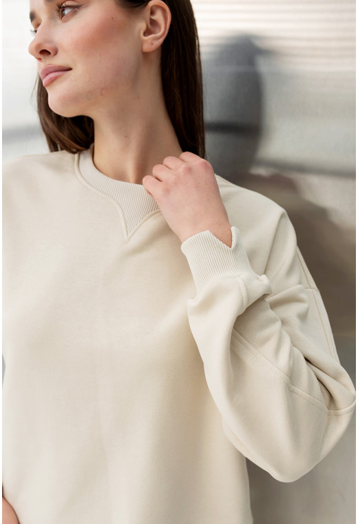 Бежевий костюм петля з мисом — 103490. Maritel. Зображення 2 Бежевий костюм петля з мисом — 103490. Maritel. Зображення 2