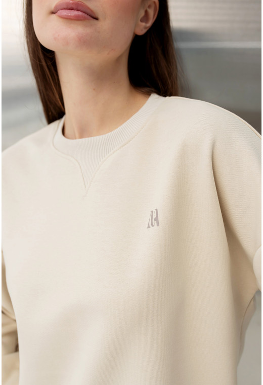 Бежевий костюм петля з мисом — 103490. Maritel. Зображення 3 Бежевий костюм петля з мисом — 103490. Maritel. Зображення 3