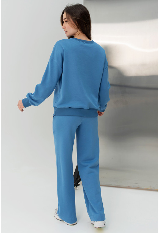 Костюм петля з мисом колір джинс — 904381. Maritel. Зображення 2 Костюм петля з мисом колір джинс — 904381. Maritel. Зображення 2