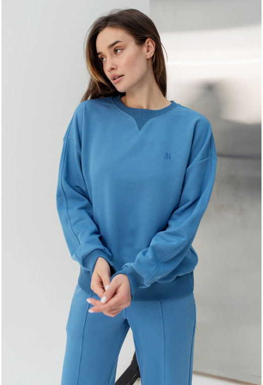 Костюм петля з мисом колір джинс — 904381. Maritel. Зображення 3 Костюм петля з мисом колір джинс — 904381. Maritel. Зображення 3