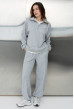Серый костюм петля с вышивкой — 353025. Maritel Серый костюм петля с вышивкой — 353025. Maritel