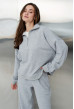 Серый костюм петля с вышивкой — 353025. Maritel. Изображенние 3 Серый костюм петля с вышивкой — 353025. Maritel. Изображенние 3