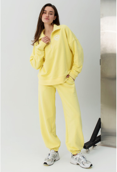 Жовтий костюм петля з вишивкою. Maritel. Зображення 11