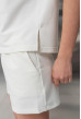 Молочний костюм поло з шортами. Maritel. Зображення 4 Молочний костюм поло з шортами. Maritel. Зображення 4