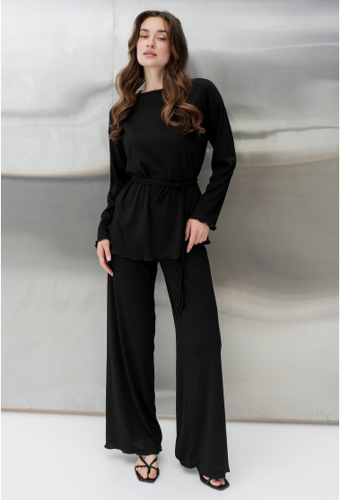Чорний трикотажний костюм. Maritel. Зображення 11
