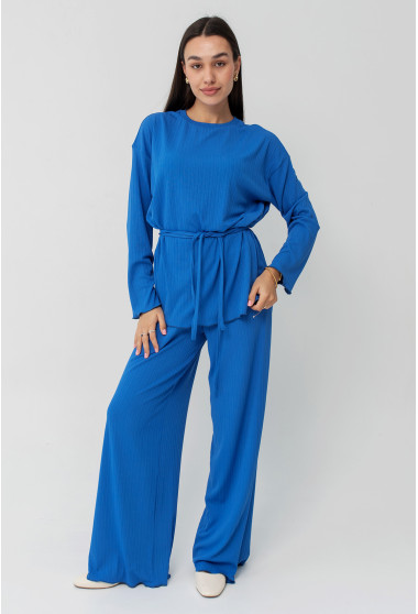 Трикотажний костюм колір електрик. Maritel. Зображення 3