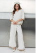 Молочний в'язаний костюм. Maritel Молочний в'язаний костюм. Maritel