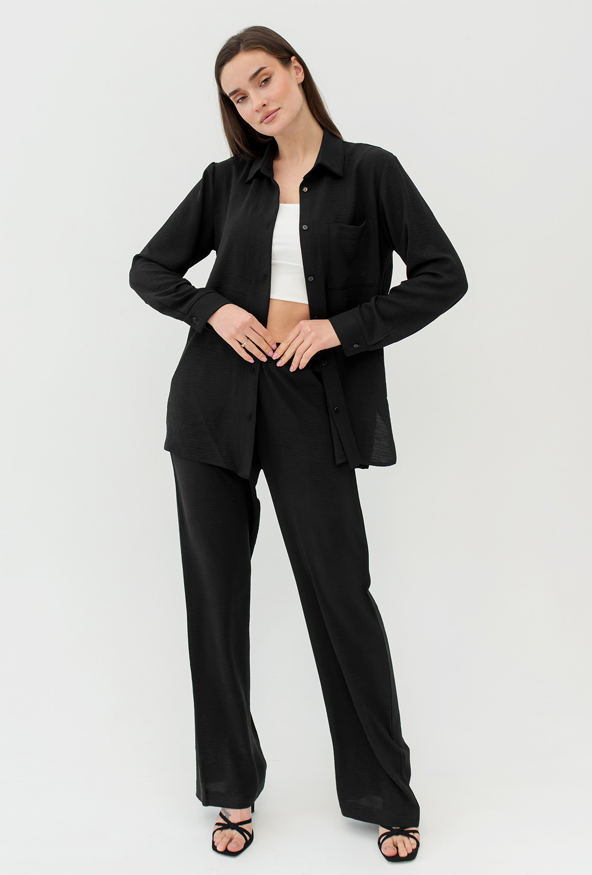 Черный костюм жатка — 130359. Maritel. Изображенние 6 Черный костюм жатка — 130359. Maritel. Изображенние 6