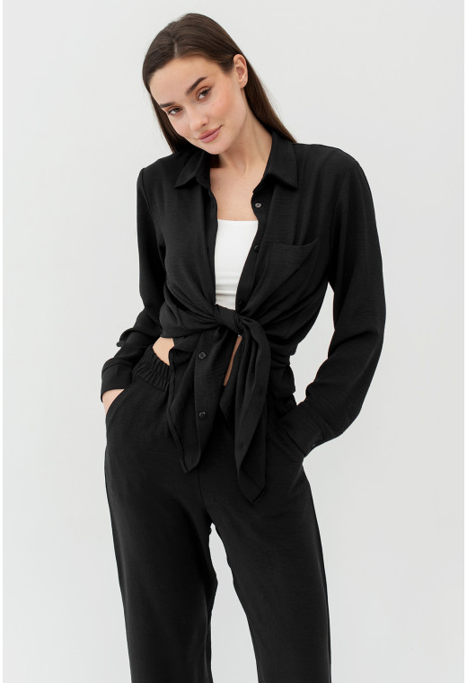 Черный костюм жатка — 130359. Maritel. Изображенние 3 Черный костюм жатка — 130359. Maritel. Изображенние 3