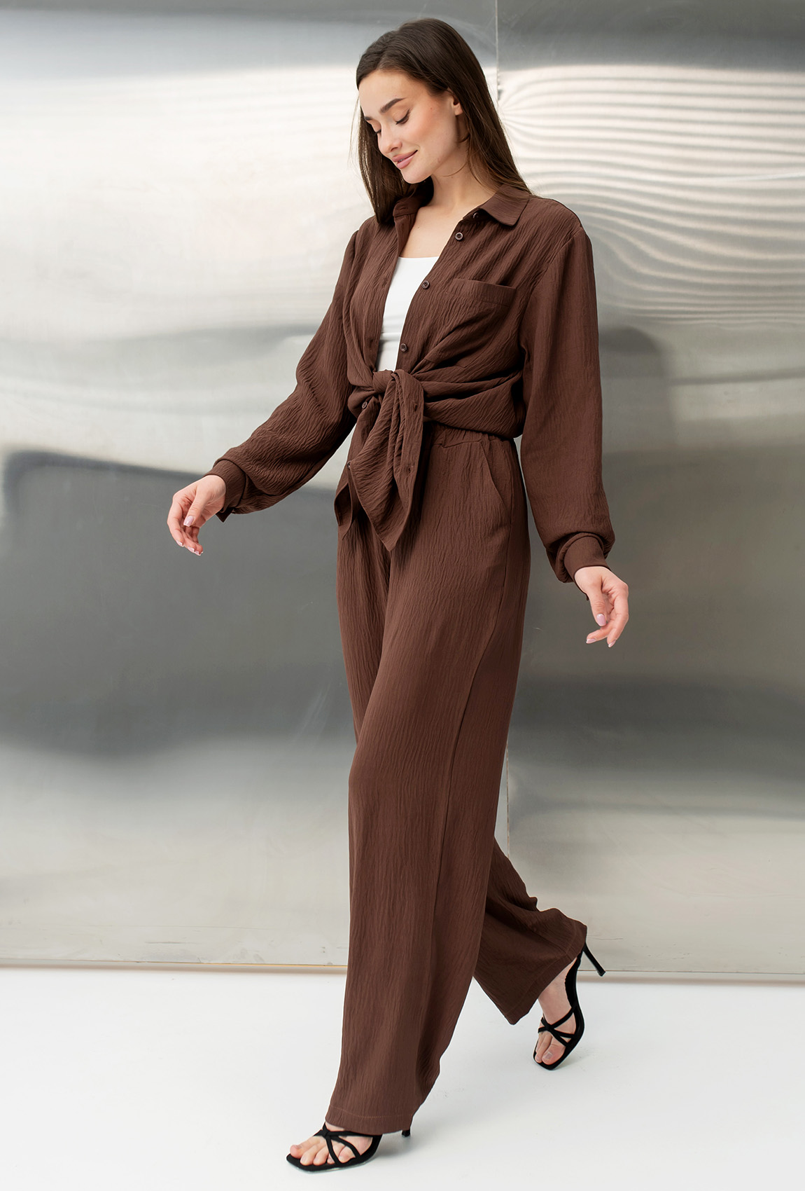 Шоколадный костюм жатка — 446275. Maritel. Изображенние 7 Шоколадный костюм жатка — 446275. Maritel. Изображенние 7