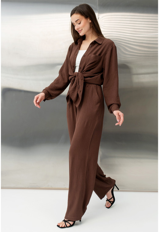 Шоколадный костюм жатка — 446275. Maritel. Изображенние 7 Шоколадный костюм жатка — 446275. Maritel. Изображенние 7