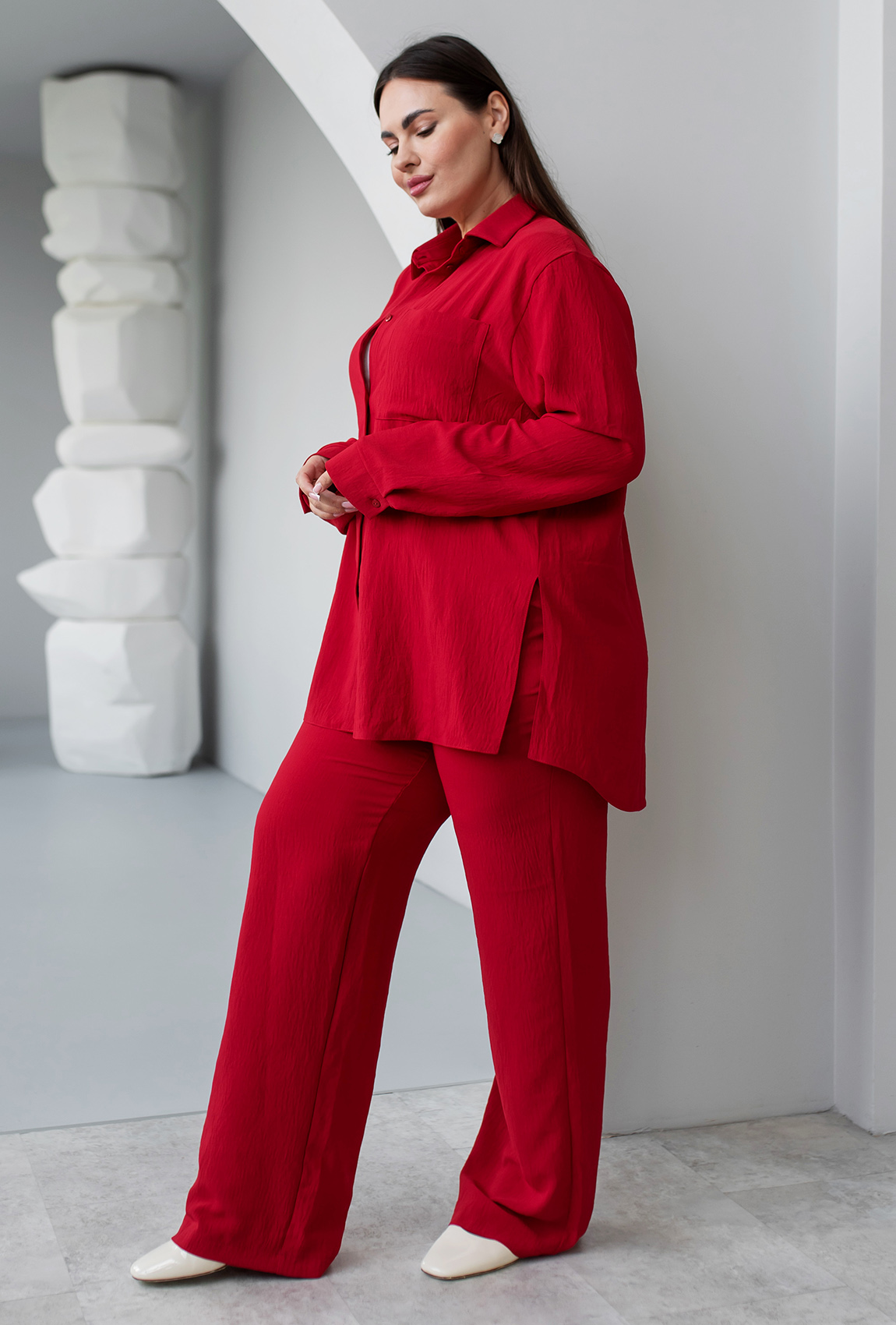 Бордовий костюм жатка —  621410. Maritel. Зображення 1