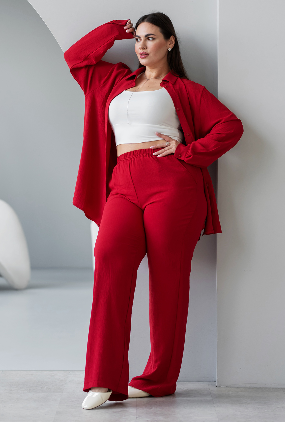 Бордовий костюм жатка —  621410. Maritel. Зображення 3