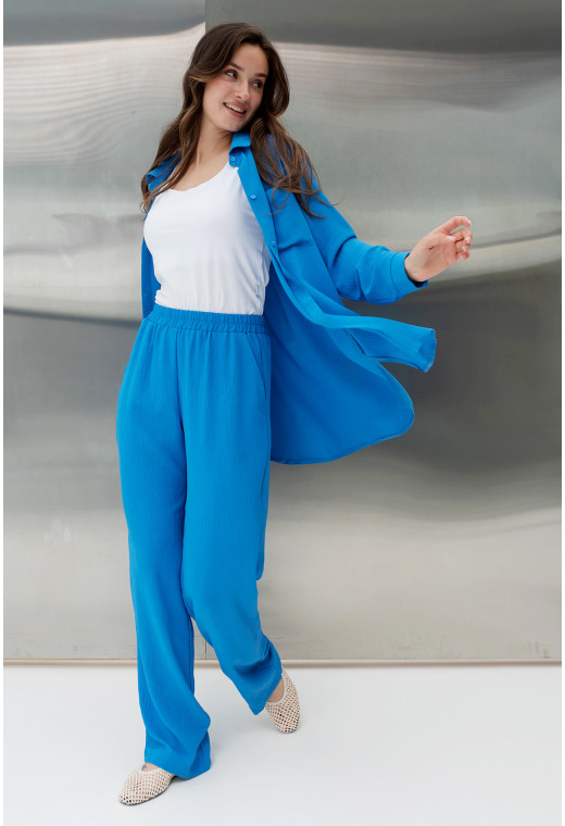 Синьо-блакитний костюм жатка — 852510. Maritel. Зображення 1 Синьо-блакитний костюм жатка — 852510. Maritel. Зображення 1