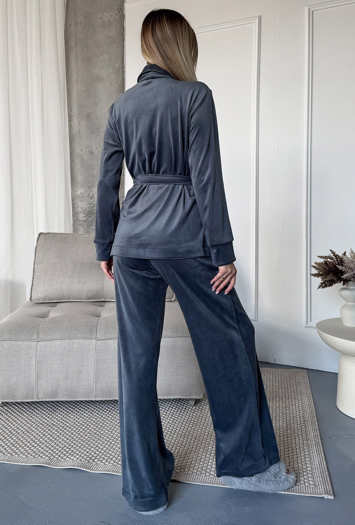 Костюм шаль сірий. Maritel. Зображення 2