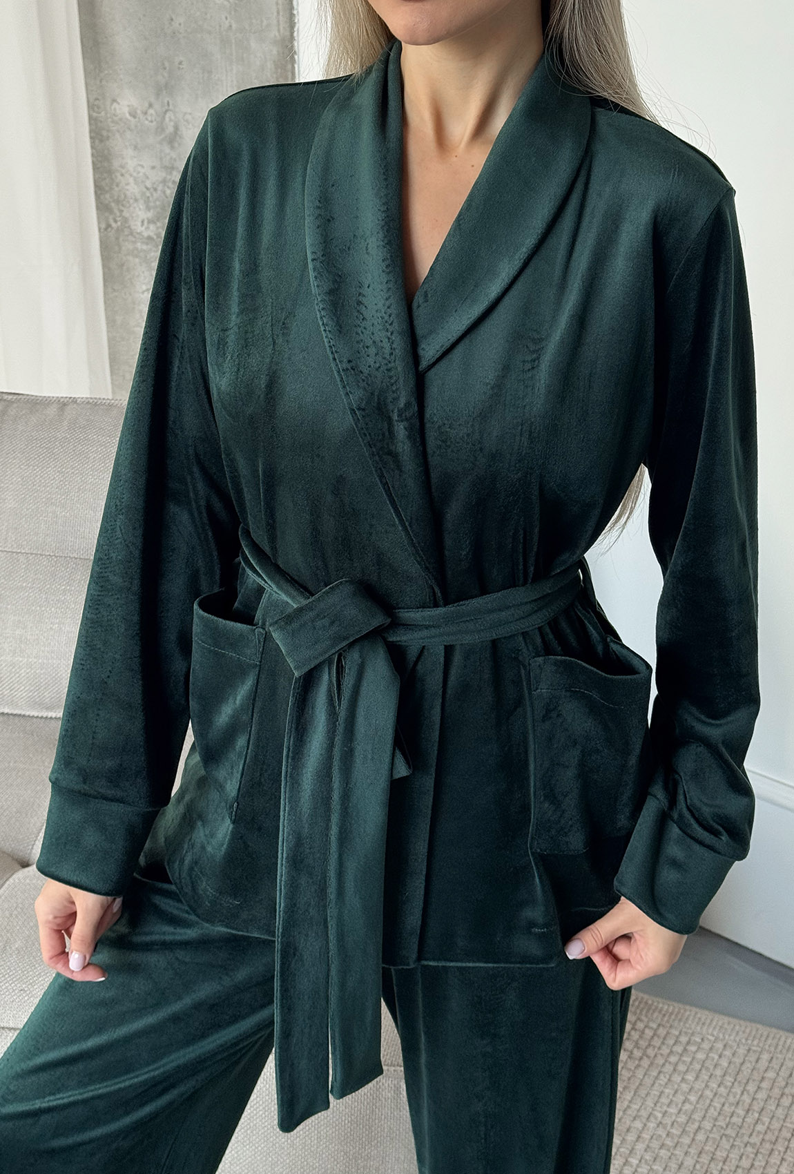 Костюм шаль смарагдовий. Maritel. Зображення 4