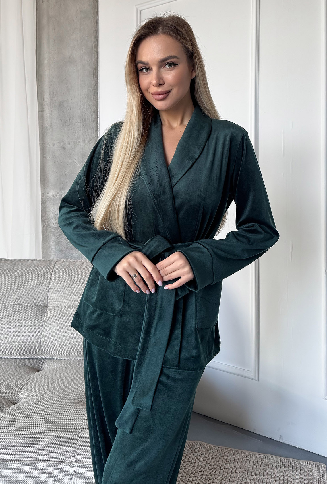 Костюм шаль смарагдовий. Maritel. Зображення 5